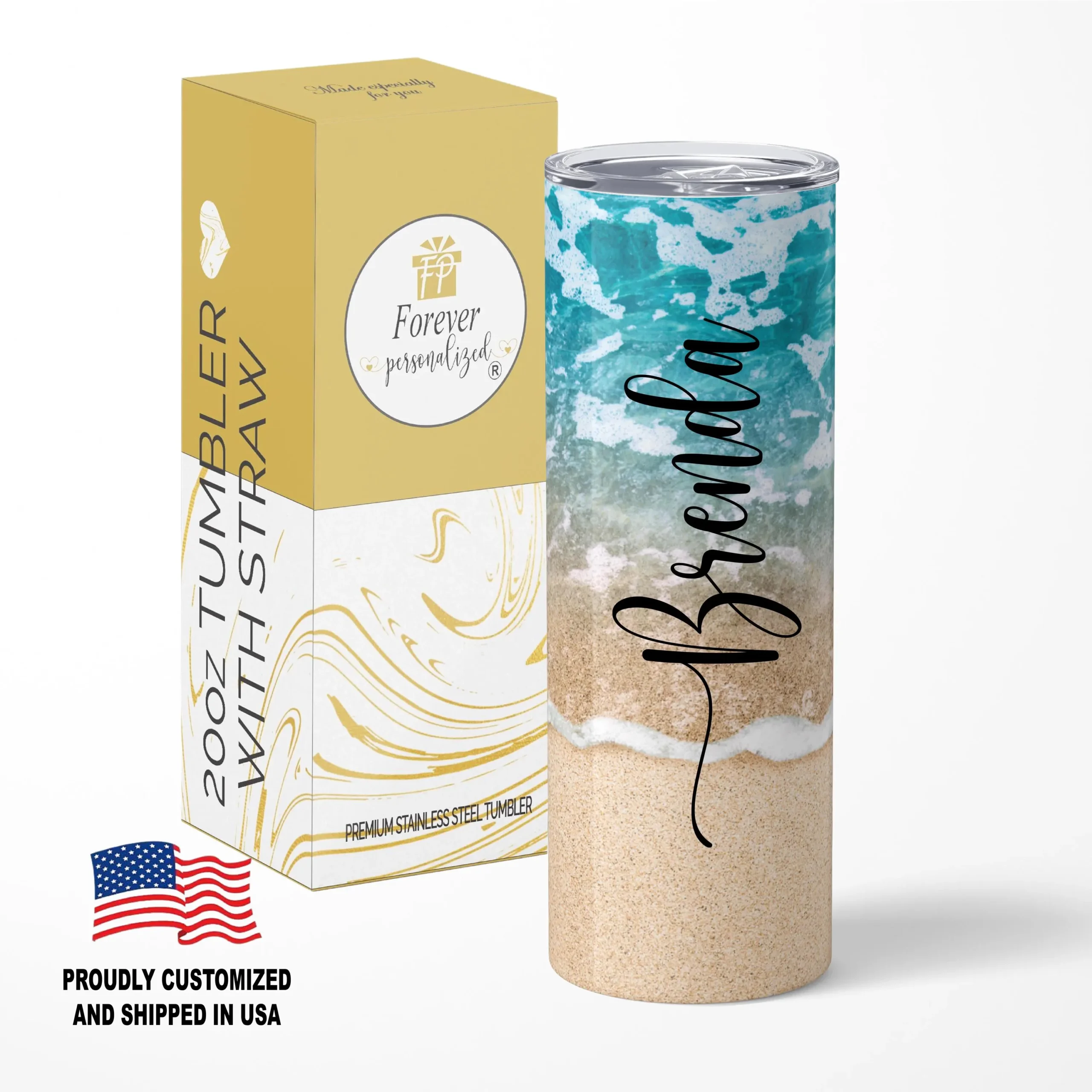 Beach 20oz Tumbler - Image 2