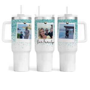40 oz Photo Tumbler with Handle