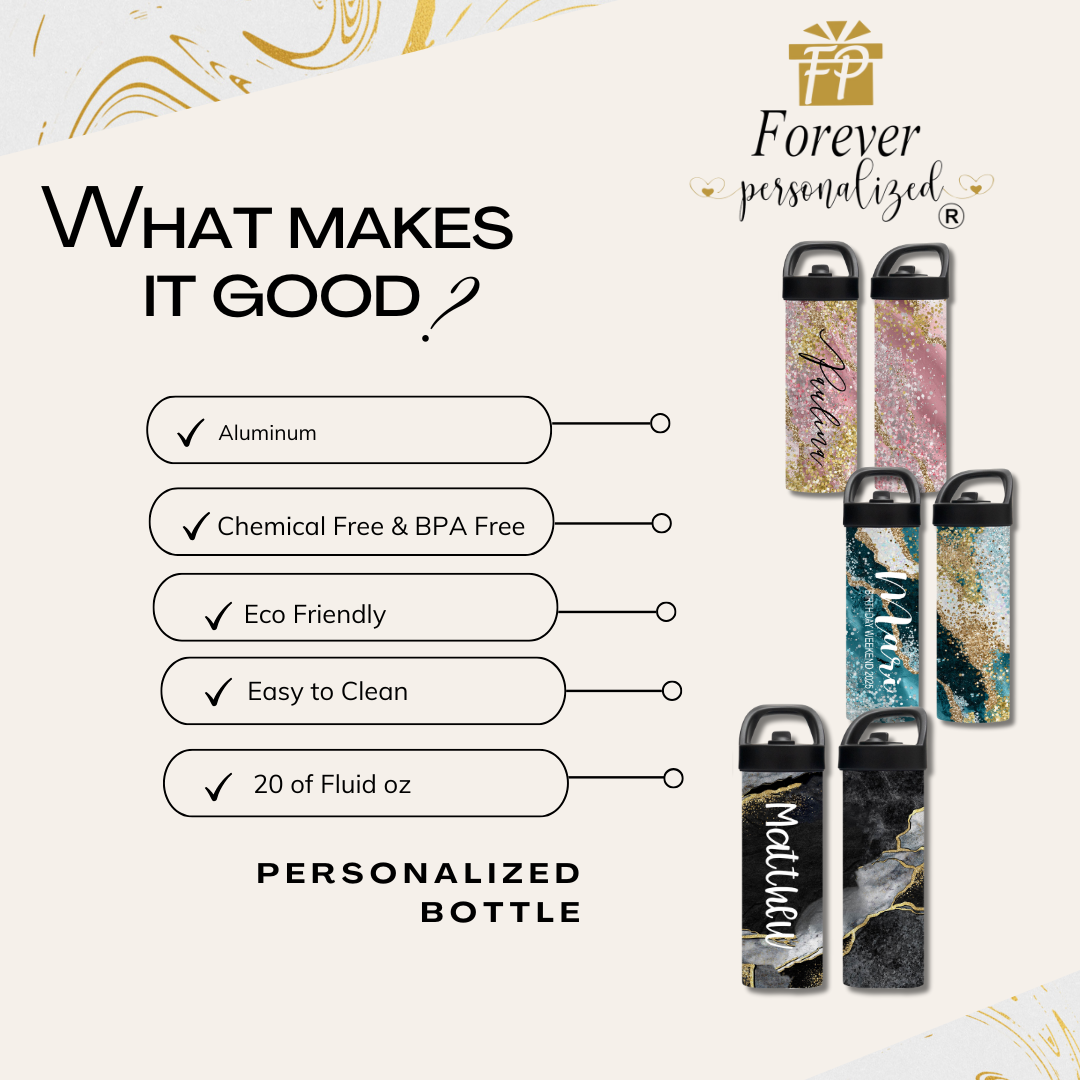 Marble | 20oz Water Bottle - Image 5