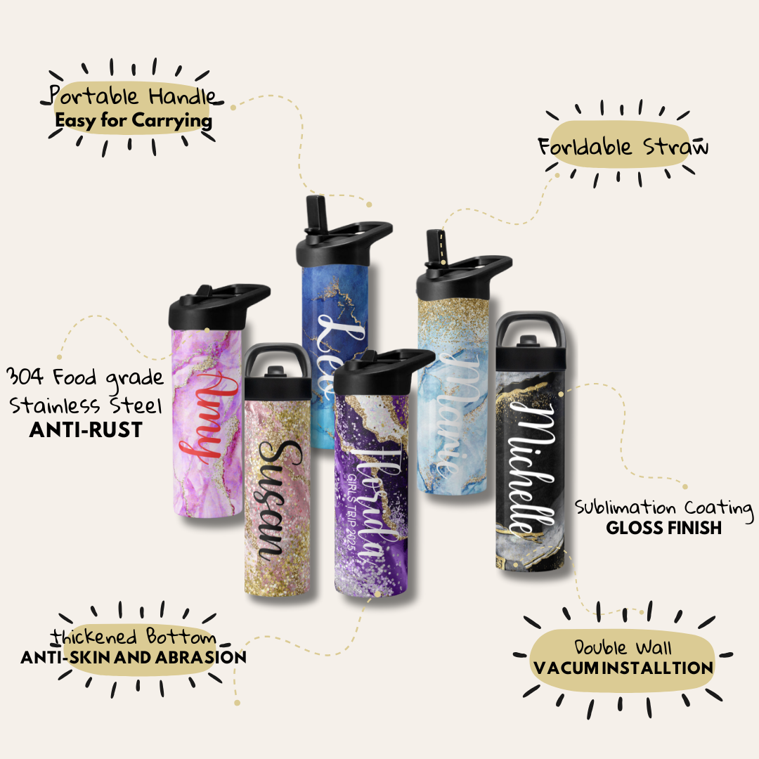 Marble | 20oz Water Bottle - Image 4