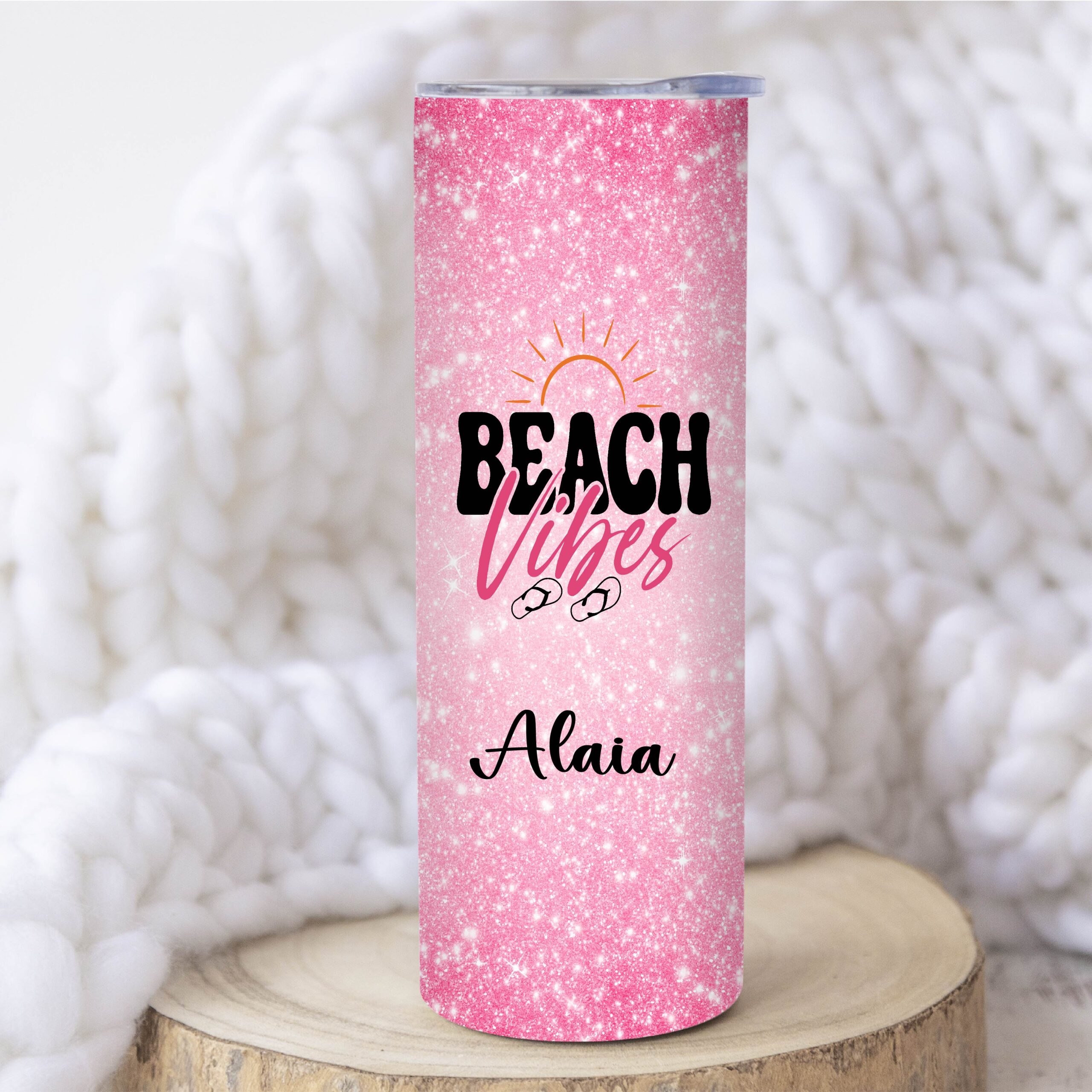 Glitter Beach Tumbler - 20oz - Image 4