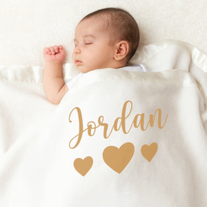 Heart Fleece Blanket - MORE COLORS