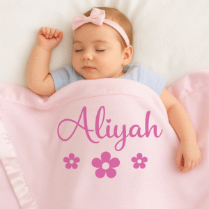 Flower Fleece Blanket - MORE COLORS