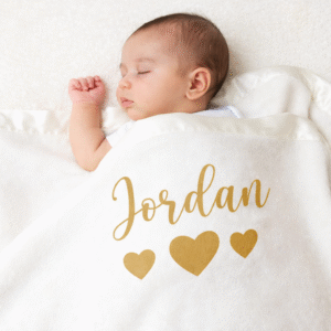 Heart Fleece Blanket - MORE COLORS