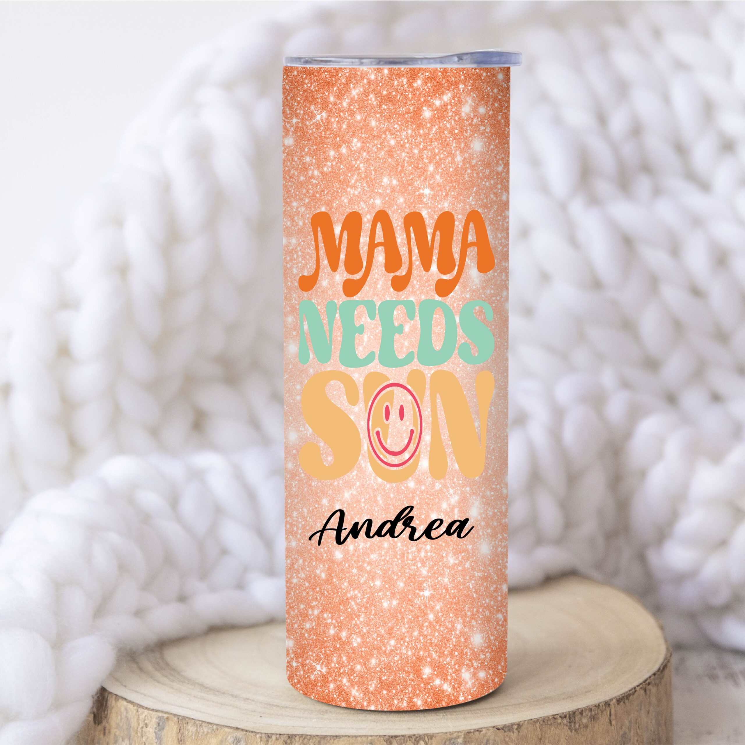 Glitter Beach Tumbler - 20oz - Image 5