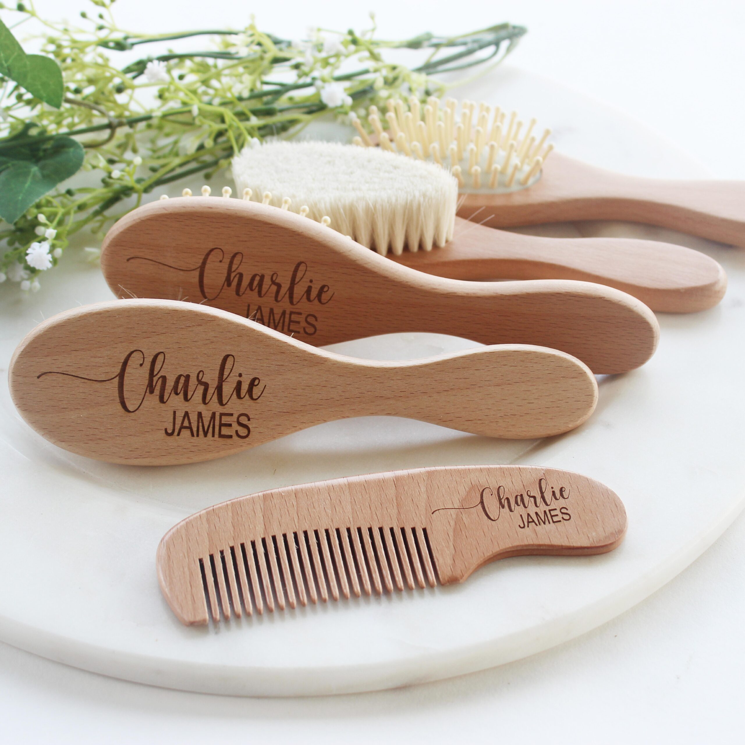 Tail Font Baby Brush Set - Image 2