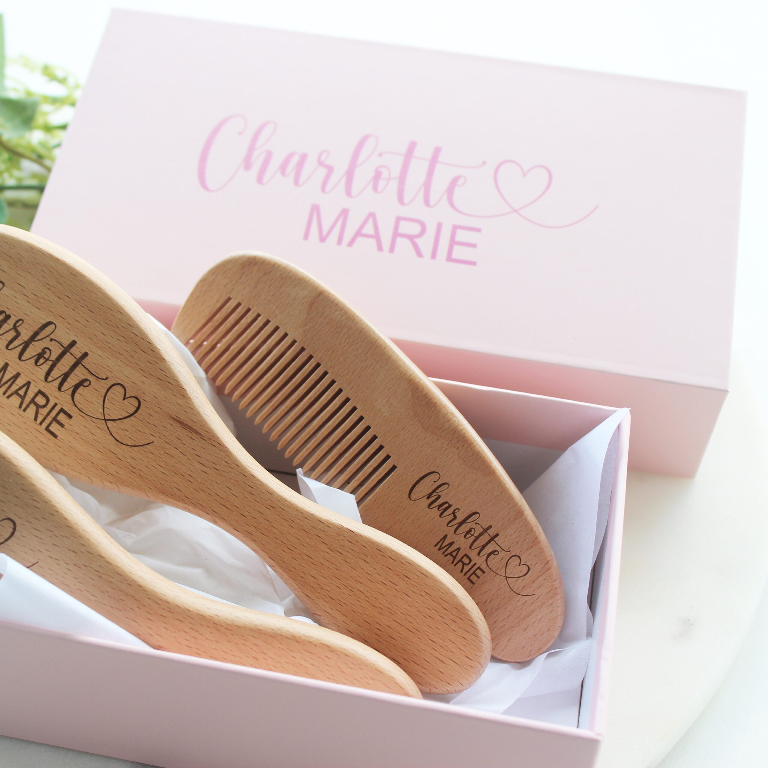 Heart Font Baby Brush Set - Image 6