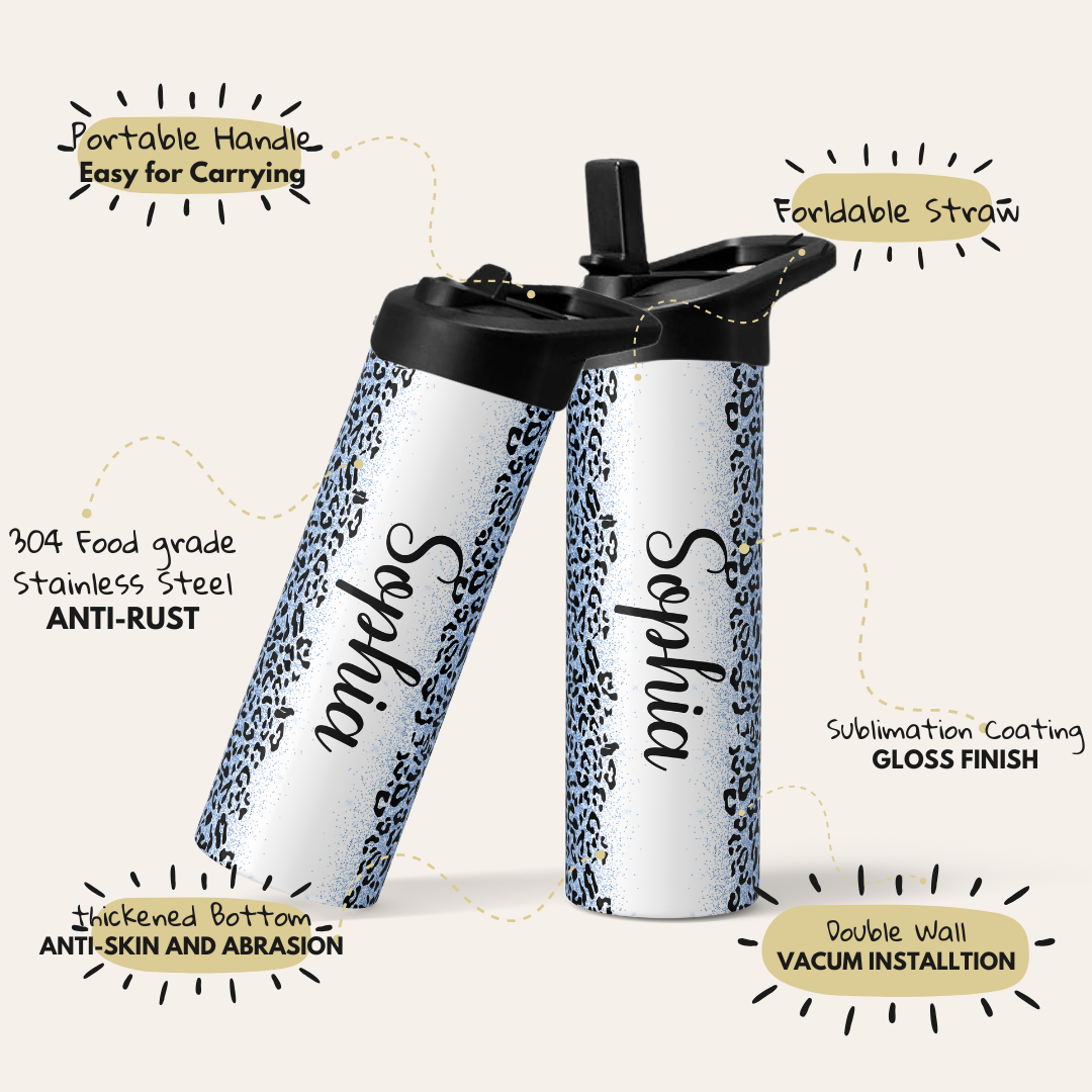 Light Blue Leopard | 20oz - Image 3