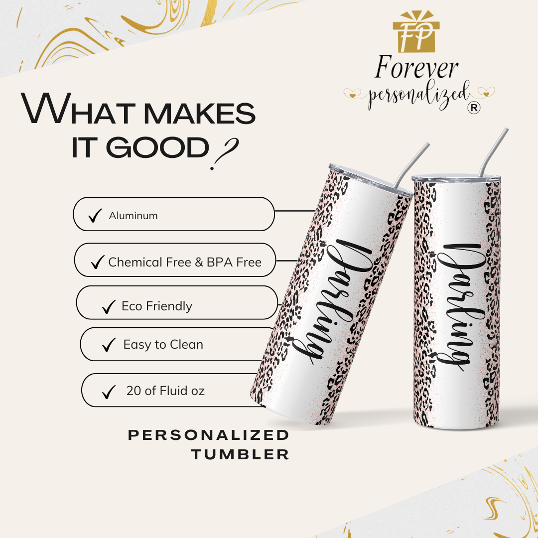 Champagne Leopard | 20oz - Image 2