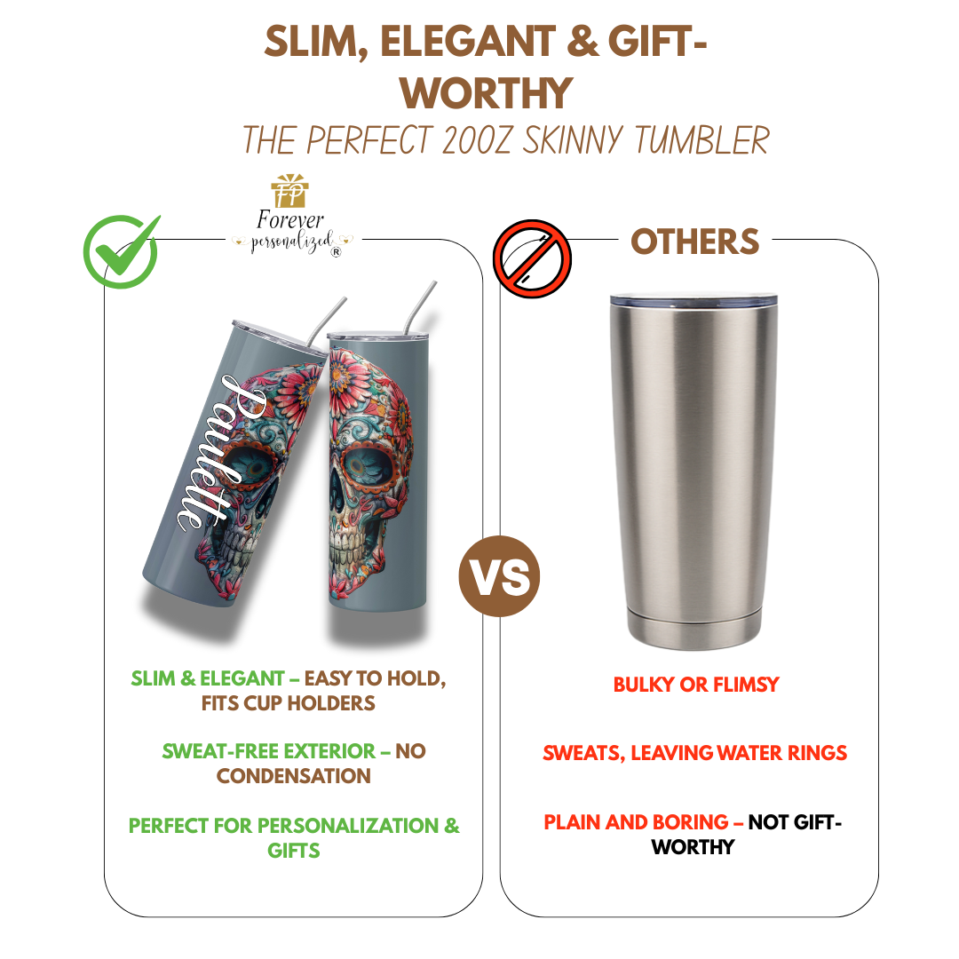 Foral Calavera | 20oz - Image 3