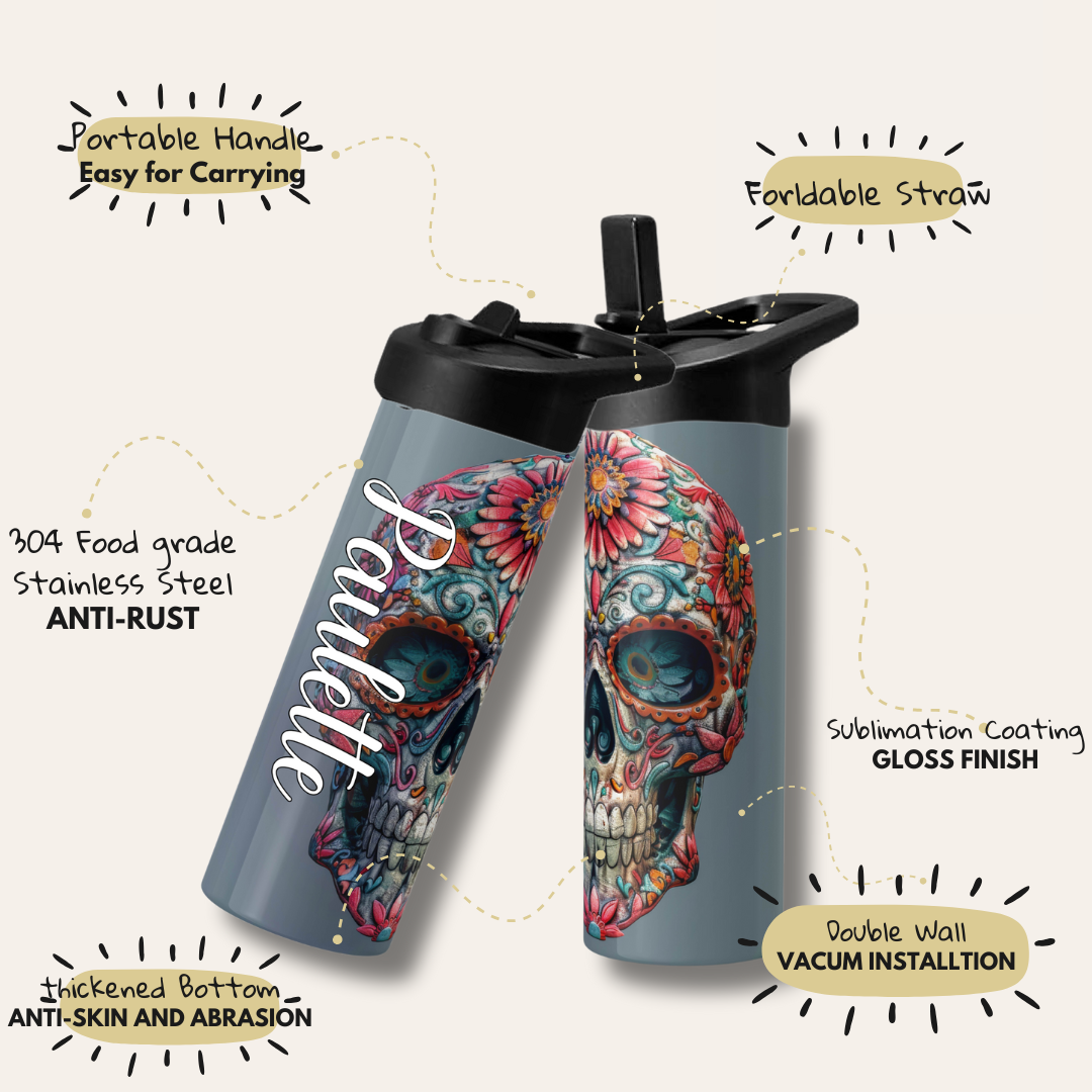 Foral Calavera | 20oz - Image 5