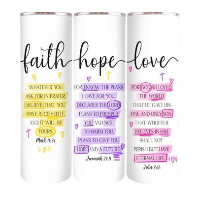 Faith- Based Tumbler - 20oz - Image 4