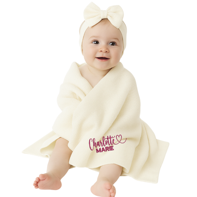 Embroidered Blanket - More Colors