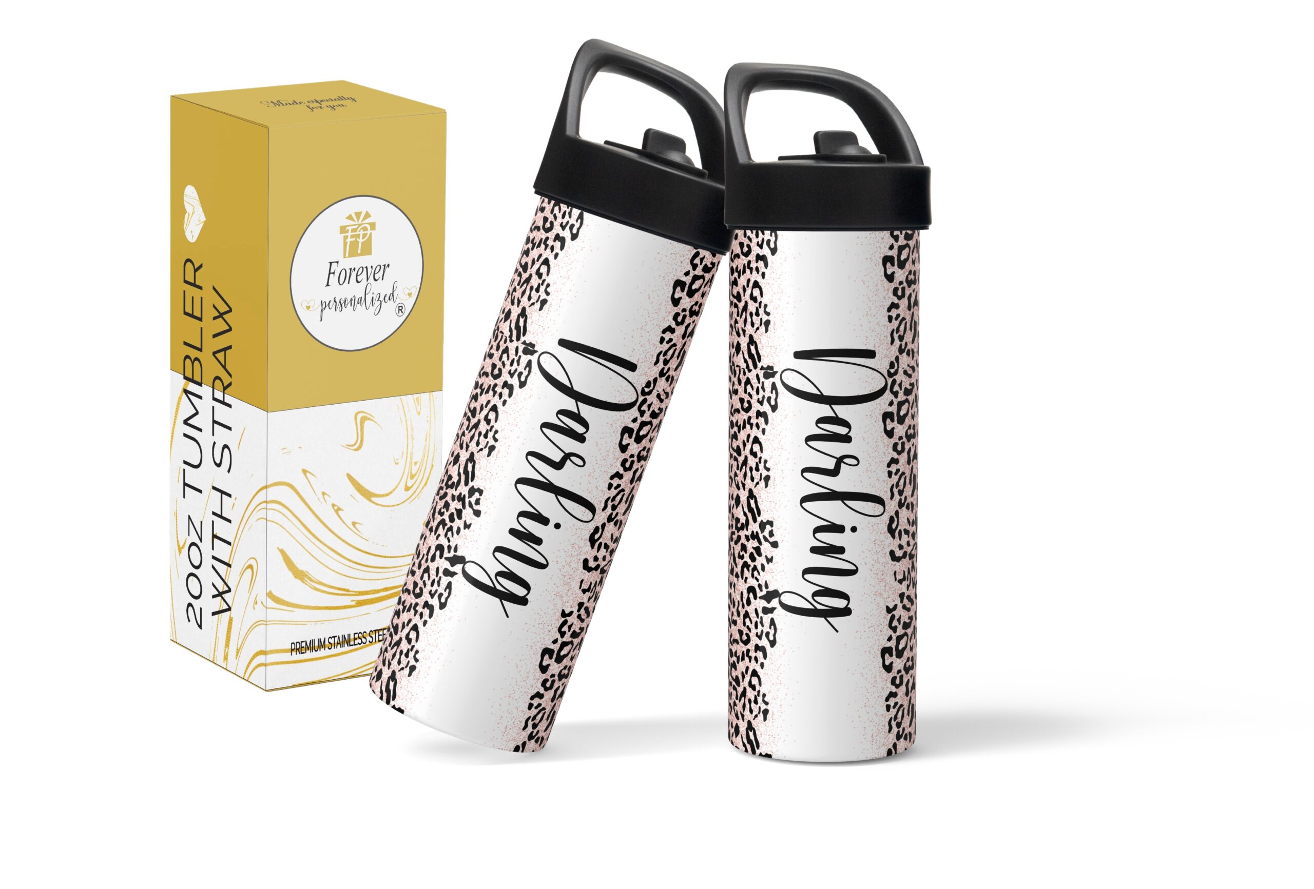 Champagne Leopard | 20oz - Image 7