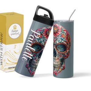 Foral Calavera | 20oz
