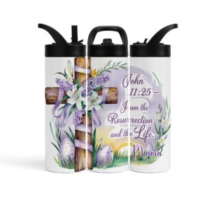John 11:25 Water Bottle - 20OZ