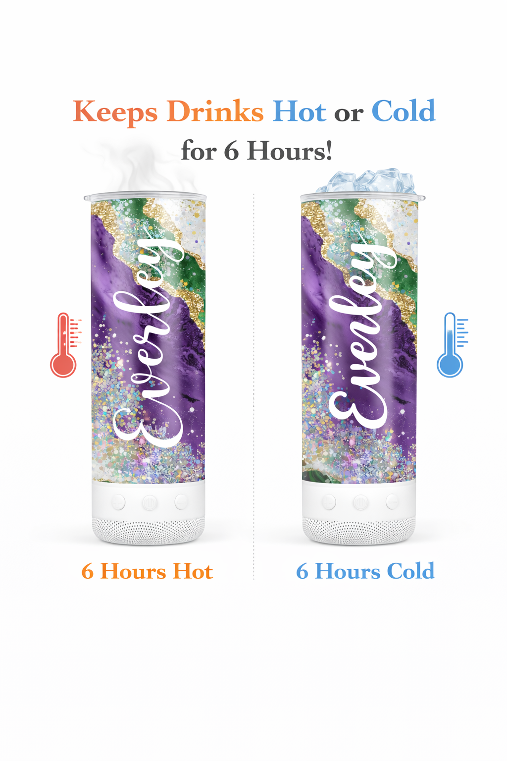 MARDI GRAS TUMBLER - Image 9