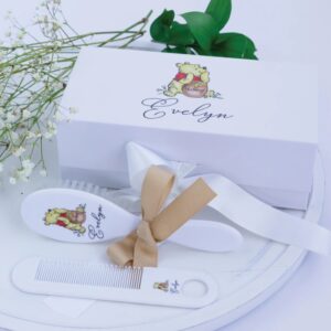 Personalized Winnie the Pooh Brush & Comb Set