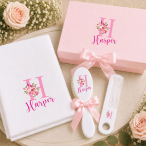 Little Bloom Personalized Baby Gift Set