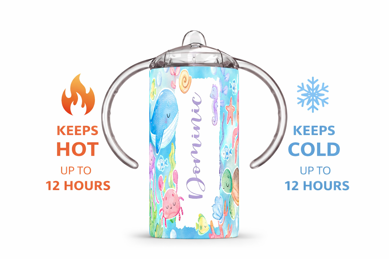 Ocean Sippy 12 oz - Image 3