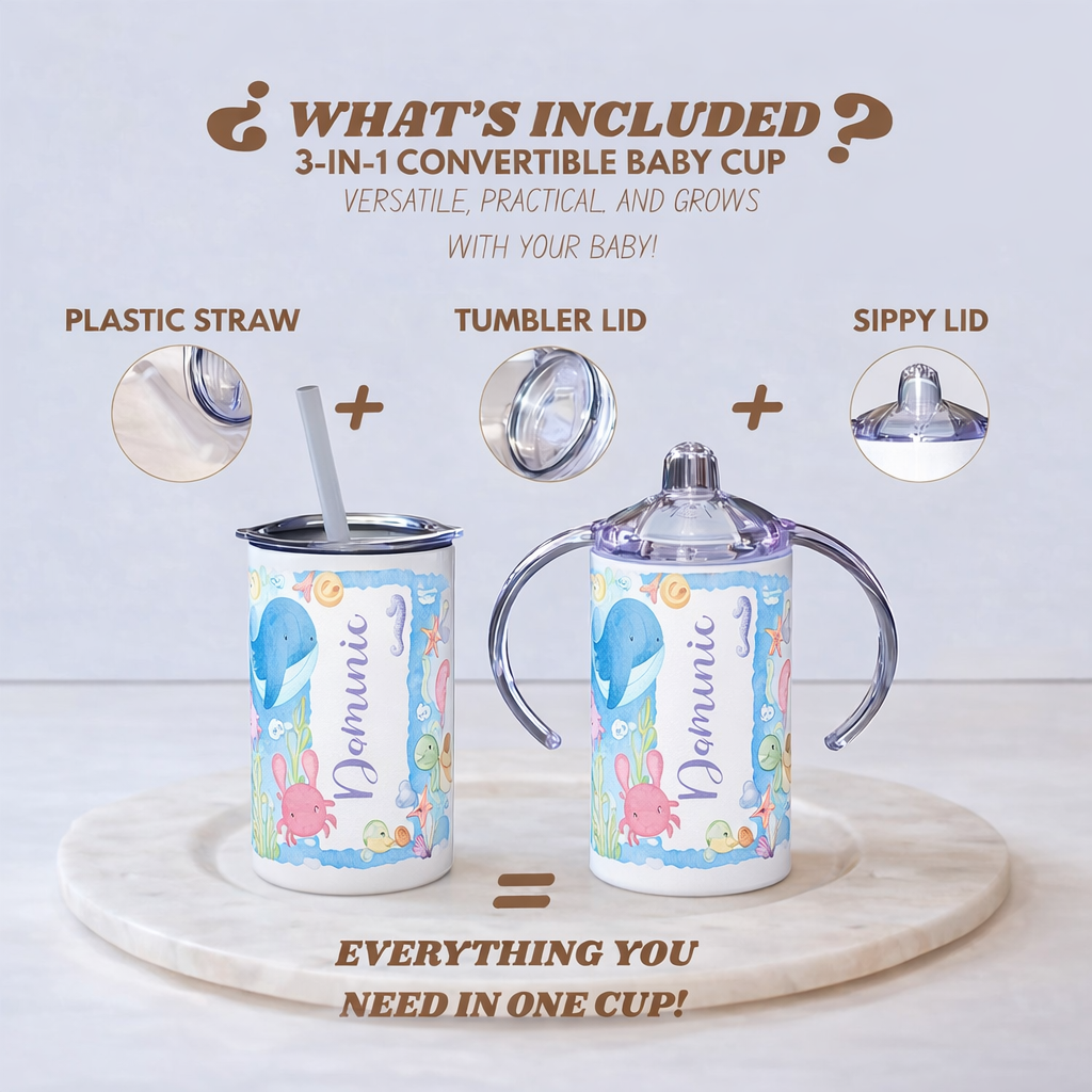 Ocean Sippy 12 oz - Image 2