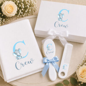 Little Elephant Personalized Baby Gift Set